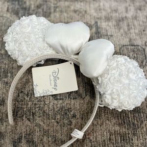Disney Floral Bride Mickey Mouse Ears